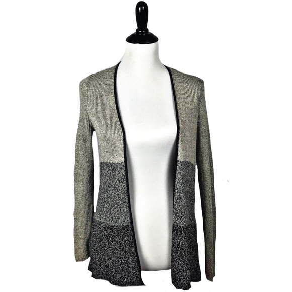 Eileen Fisher Neutral Open Cardigan Sz Xs - Picture 1 of 7